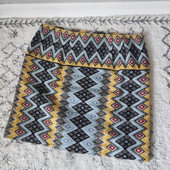 LOFT Skirt with Tribal Print- 6 - Picture 2 of 3